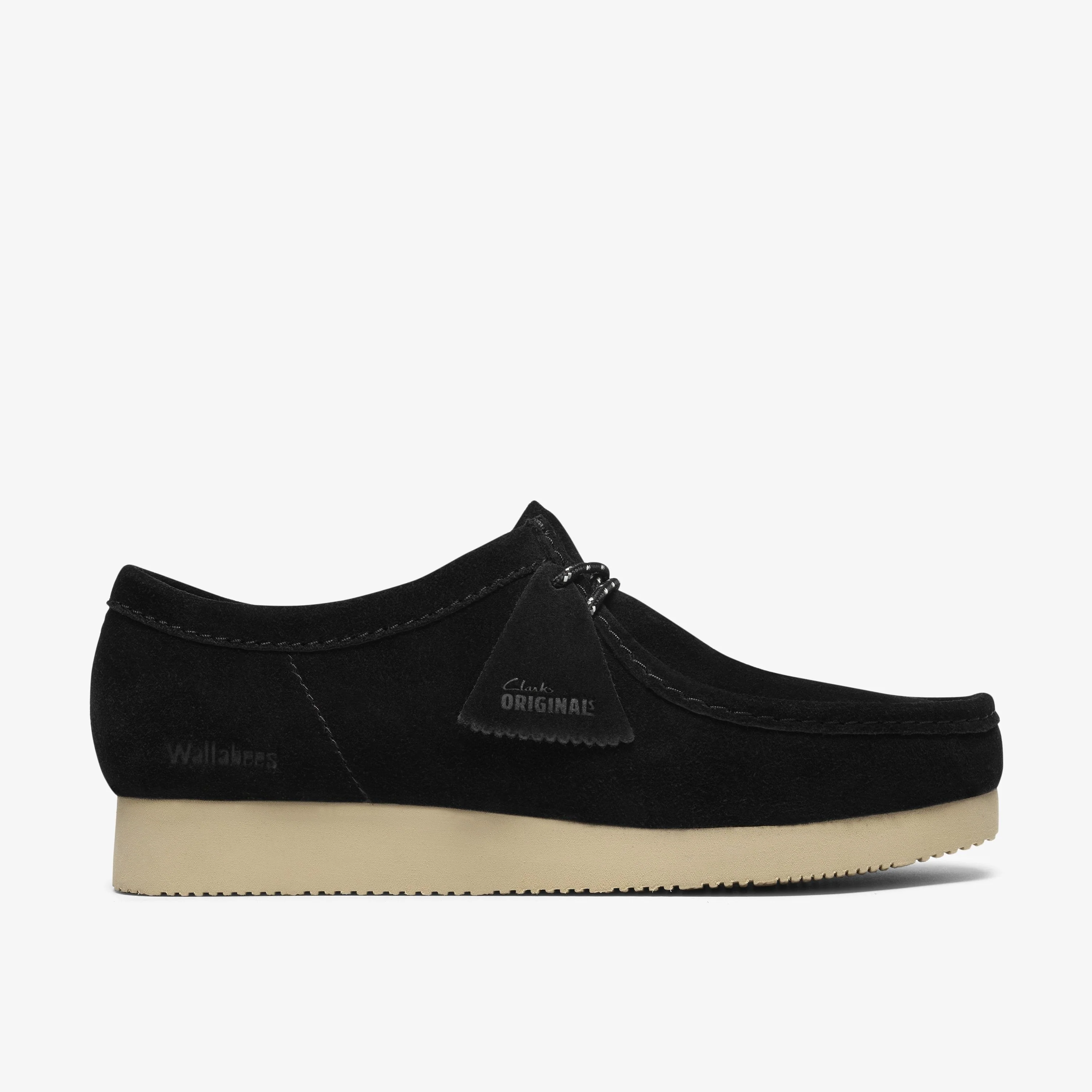 Consistent Clarks Mens Wallabee Lite - Black Suede Dependable