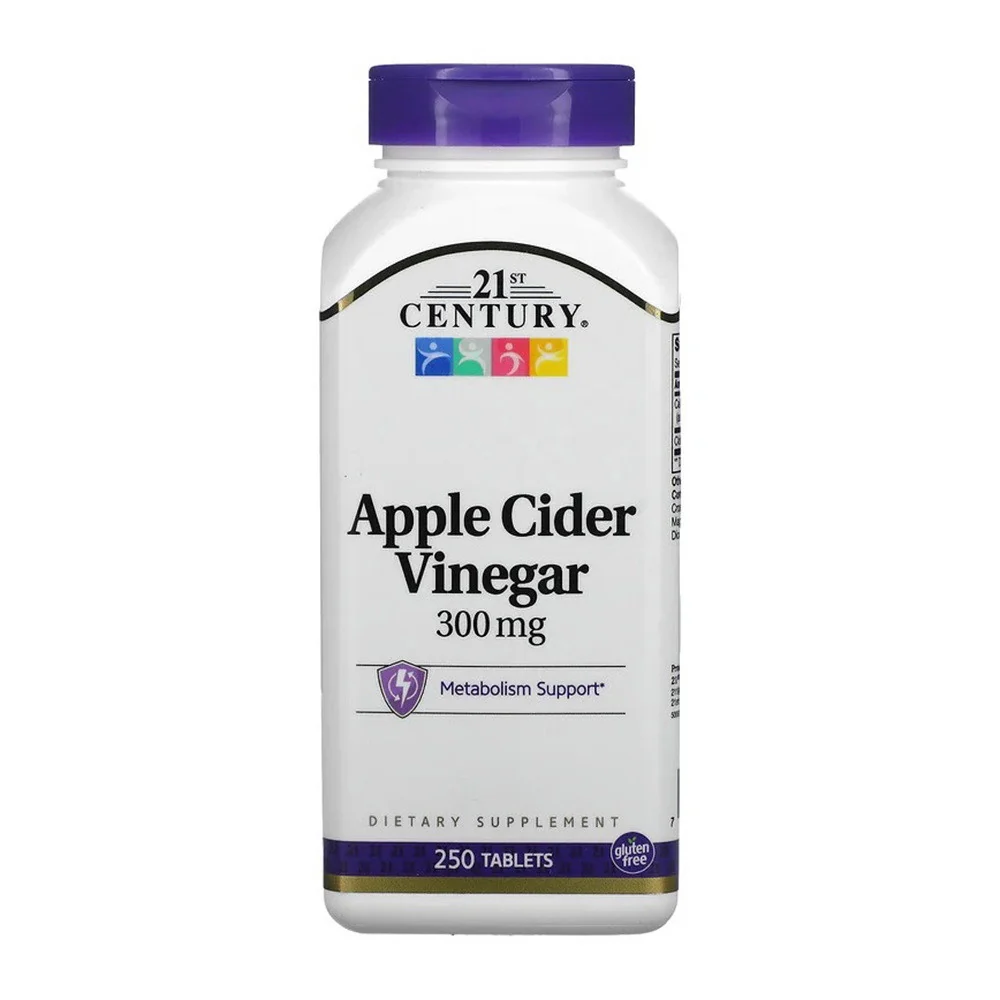 High-Quality 21St Century Apple Cider Vinegar 300Mg Tablets - 250 Ea Trusted