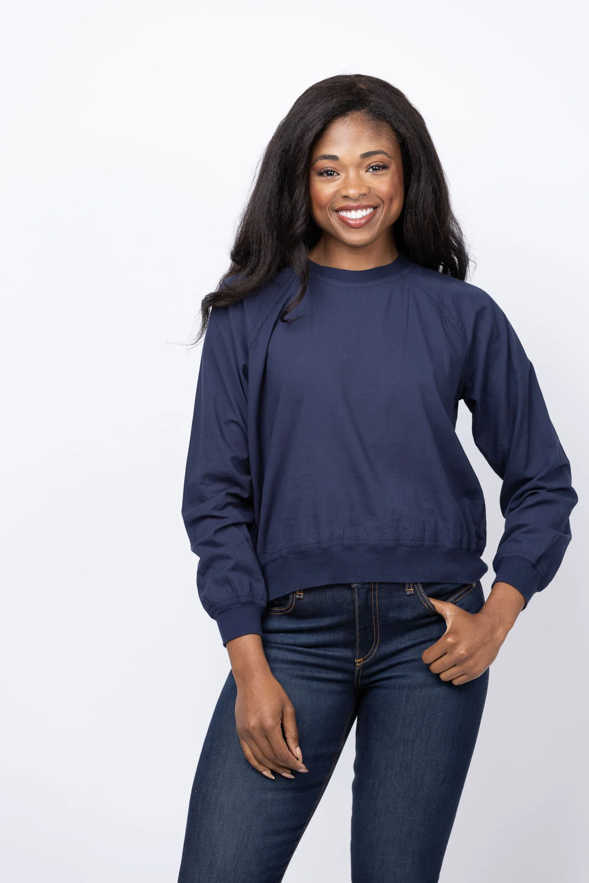 Trendy XiRENA Joley Top in Navy Consistent