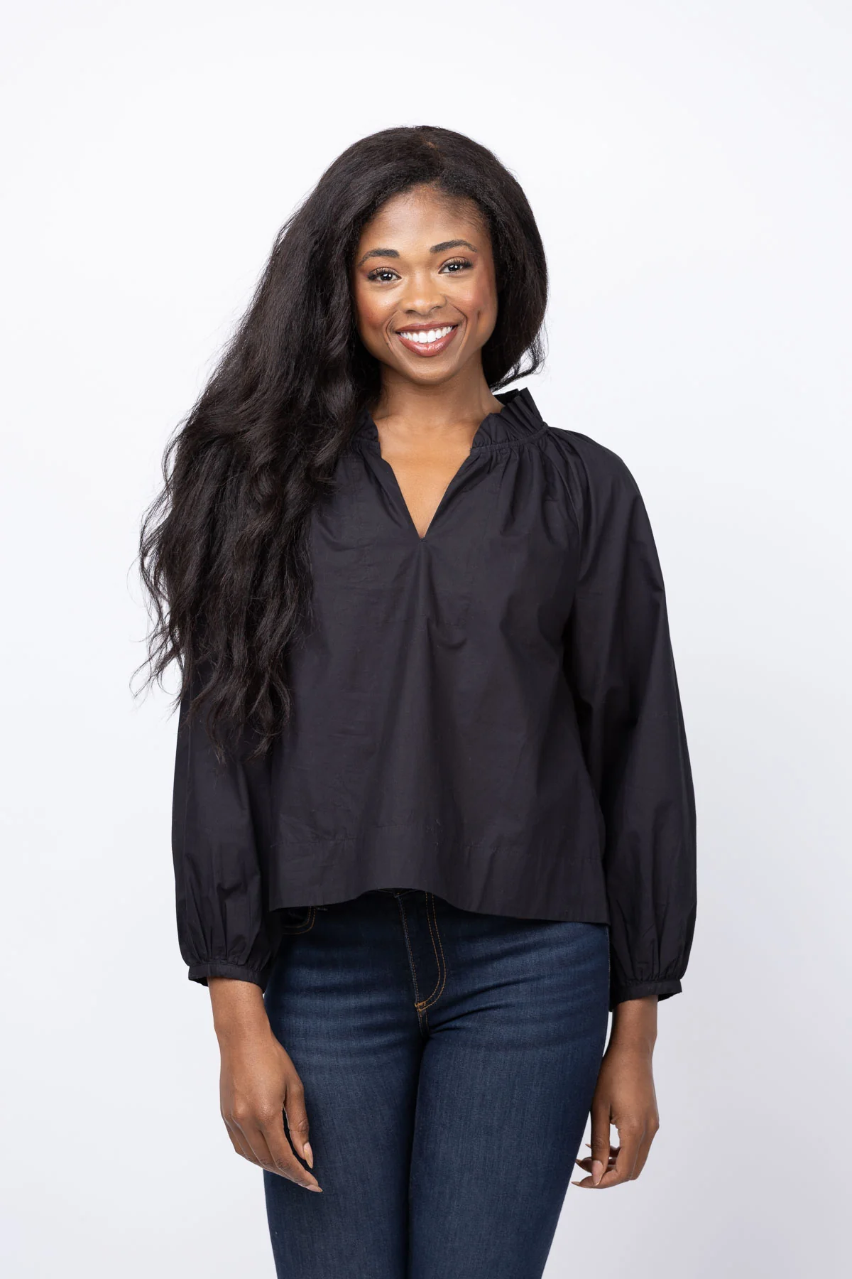 Reusable XiRENA Carolina Top in Black Powerful