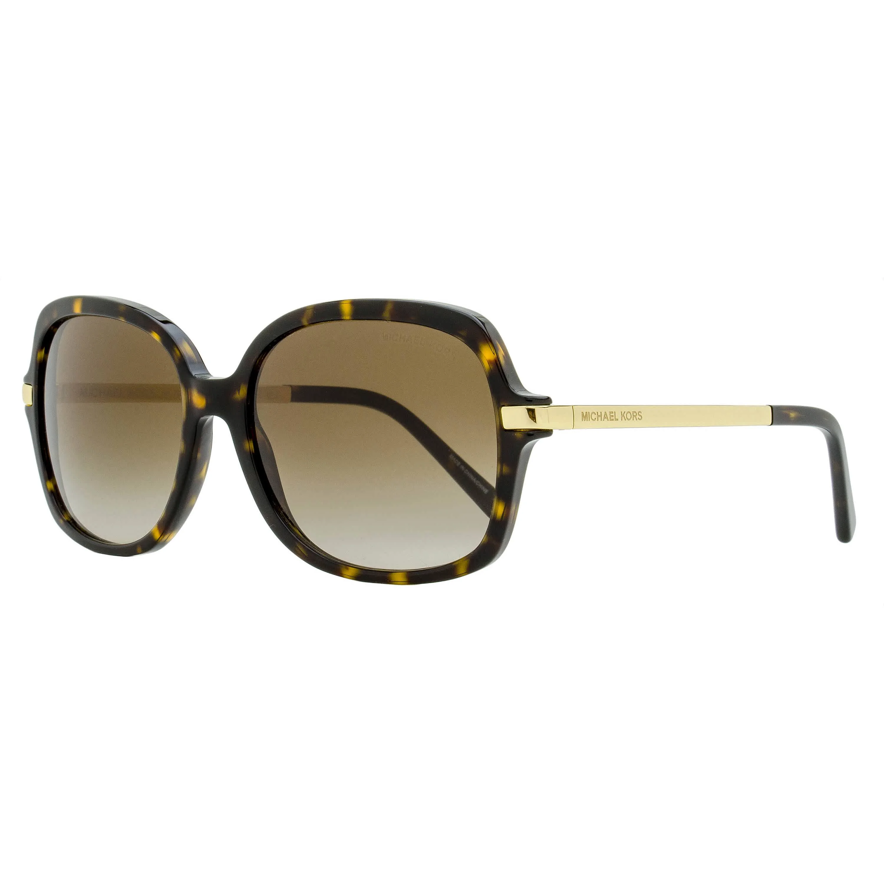 Crafted Michael Kors Adrianna II Sunglasses MK2024 310613 Dark Havana 57mm Carefully Designed