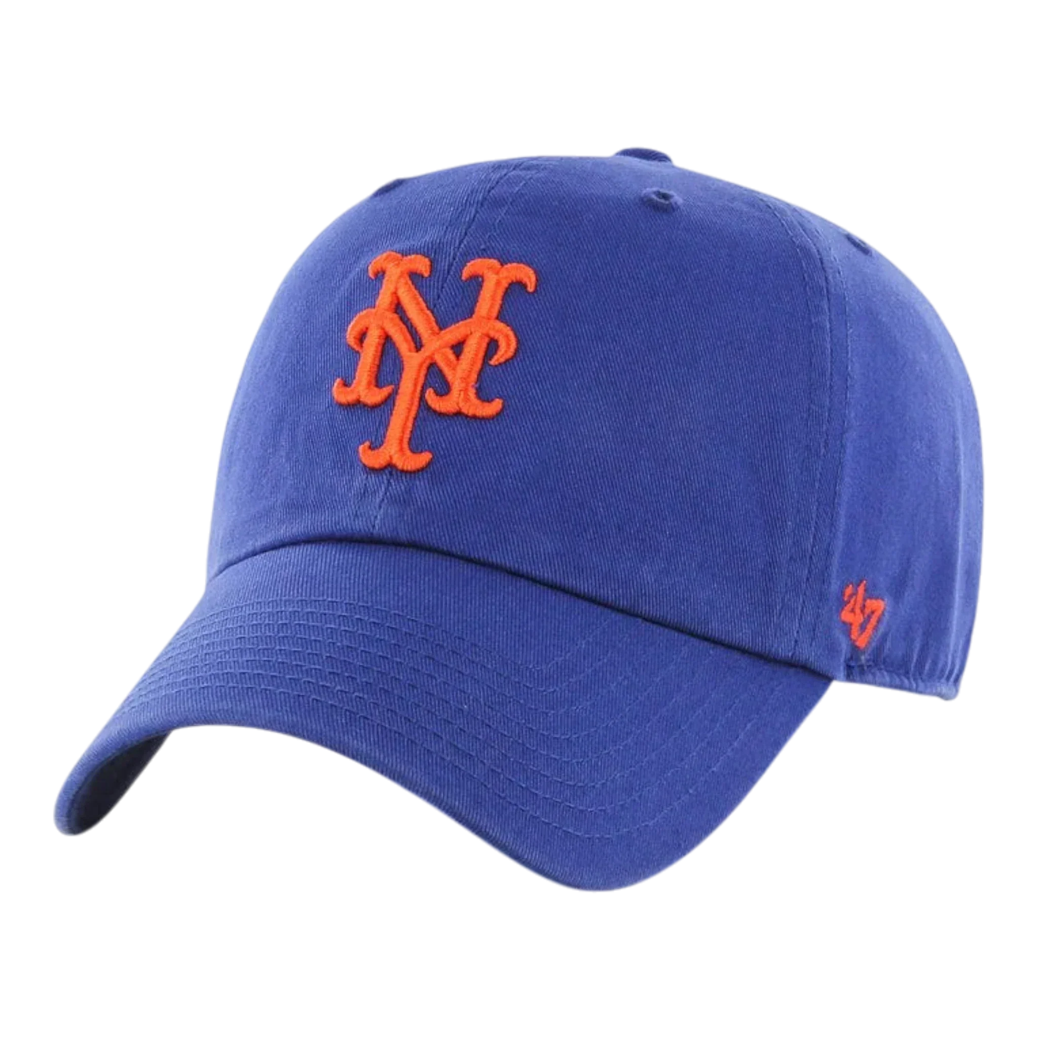 Functional 47 Brand Clean Up New York Mets Strapback Hat — Royal Blue Adjustable Cap Exclusive