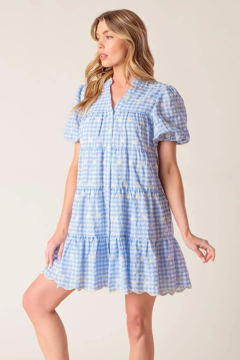 Breathable Let's Catch up Woven Babydoll Dress Powerful