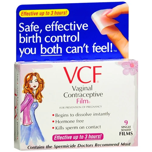 Elegant Vcf Vaginal Contraceptive Single Sealed Films - 9 Ea World-Class
