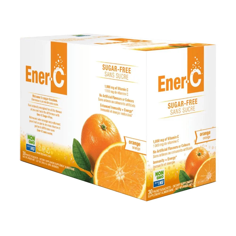 Environmentally Friendly Ener C Sugar Multi Vitamin C Drink Mix Orange 30 Ea Superior