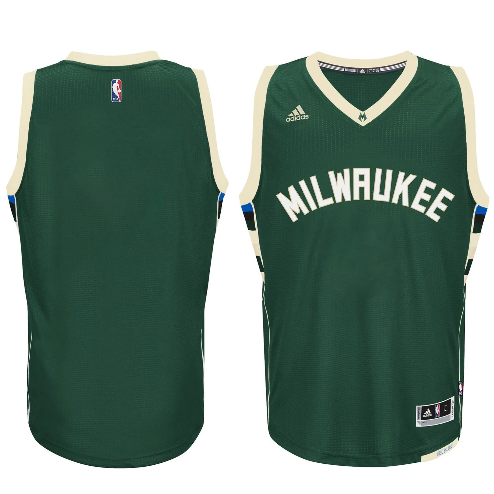 High-Quality adidas Men's Milwaukee Bucks Swingman Jersey Original Design
