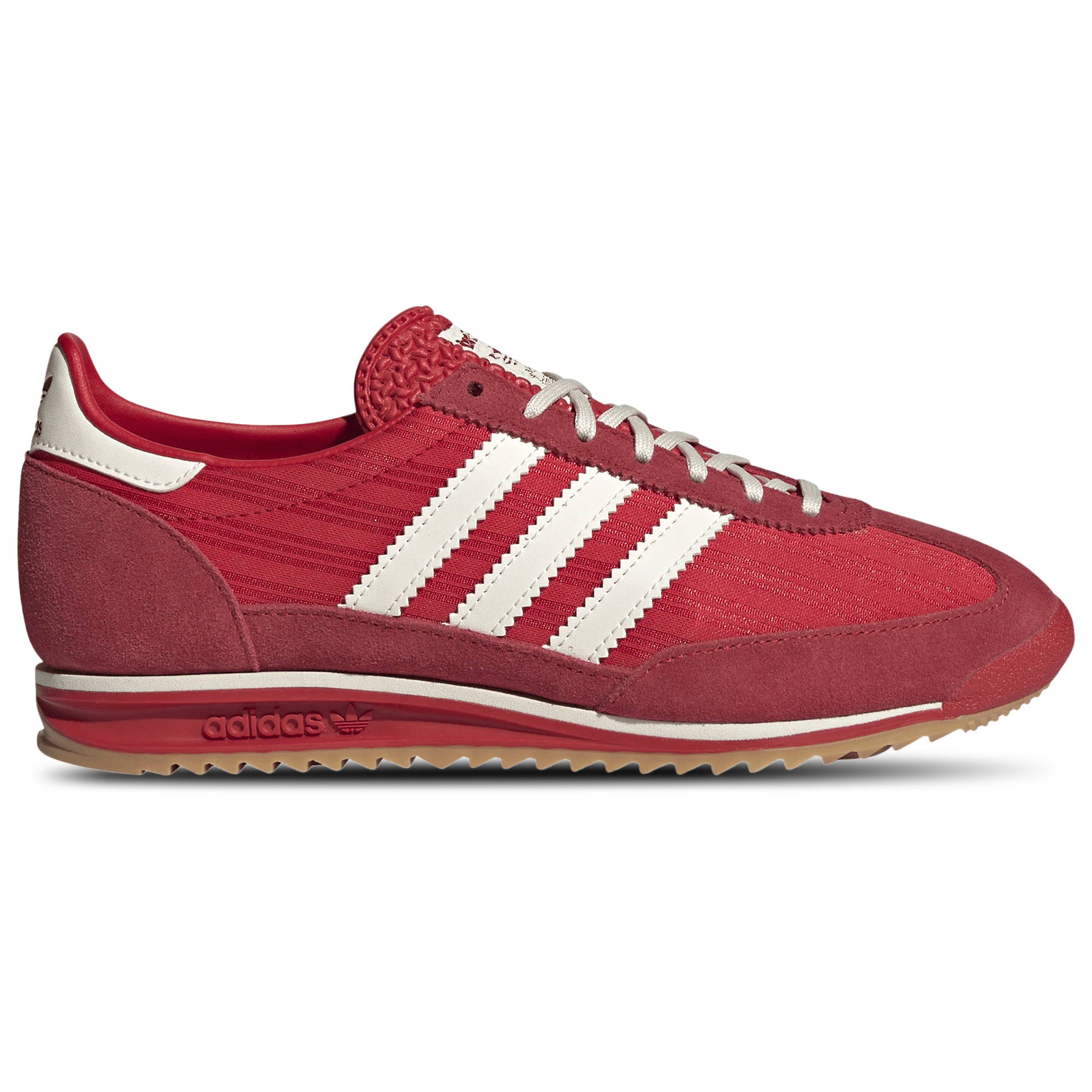 Organic JQ8315 Womens adidas SL 72 OG 'Scarlet Red White' Excellent