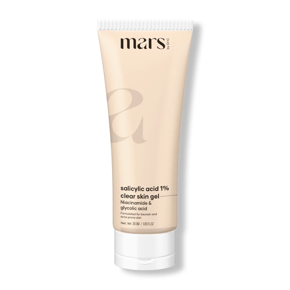 Sophisticated Salicylic Acid Clear Skin Gel With Niacinamide Glycolic Acid AHA BHA Stylish