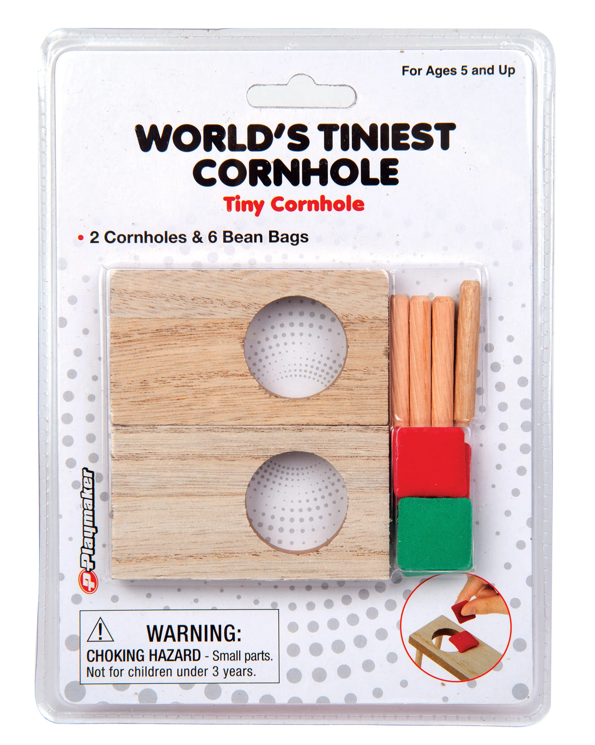 Natural World's Tiniest Cornhole Professional