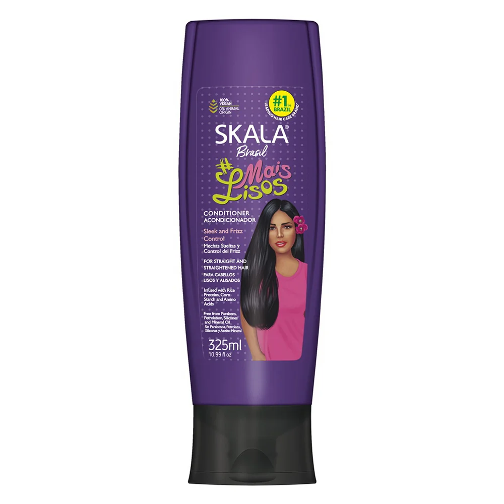 High-Quality Skala Brasil Mais Lisos Hair Conditioner Sleek and Frizz Control 10.99Oz 325ml Crafted