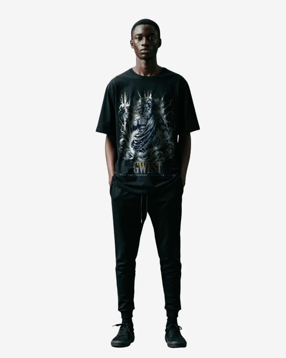 Healthy G West Thunderous Men's Oversized T-Shirt Smart