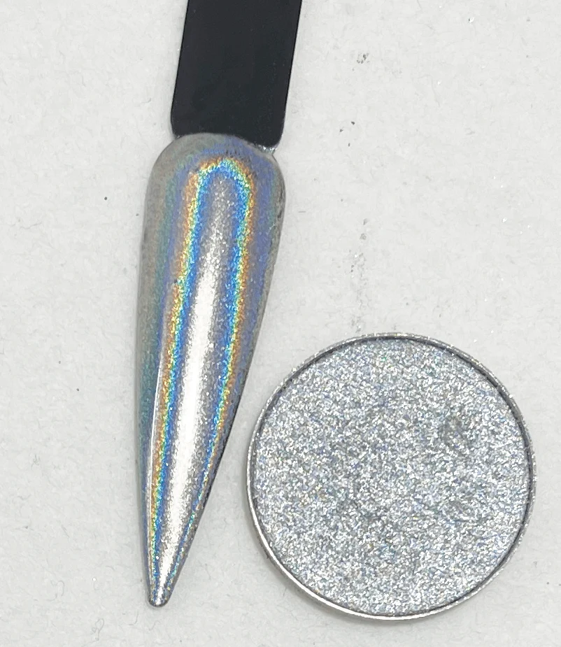 Outstanding Pressed Halo Silver Chrome Excellent