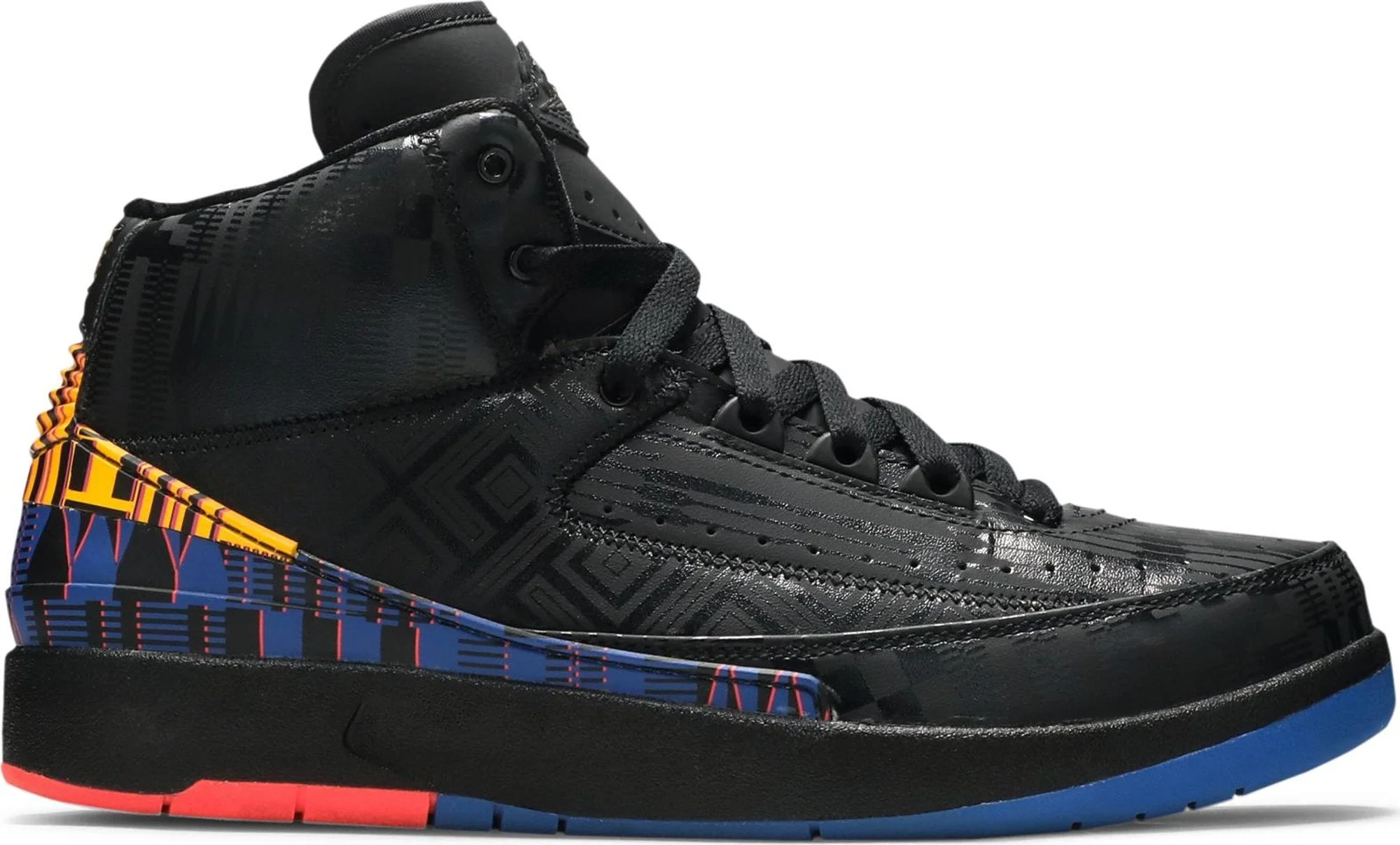 Lightweight Air Jordan Grade School Retro 2 'Black History Month 2019' Gs Sneakers Solid