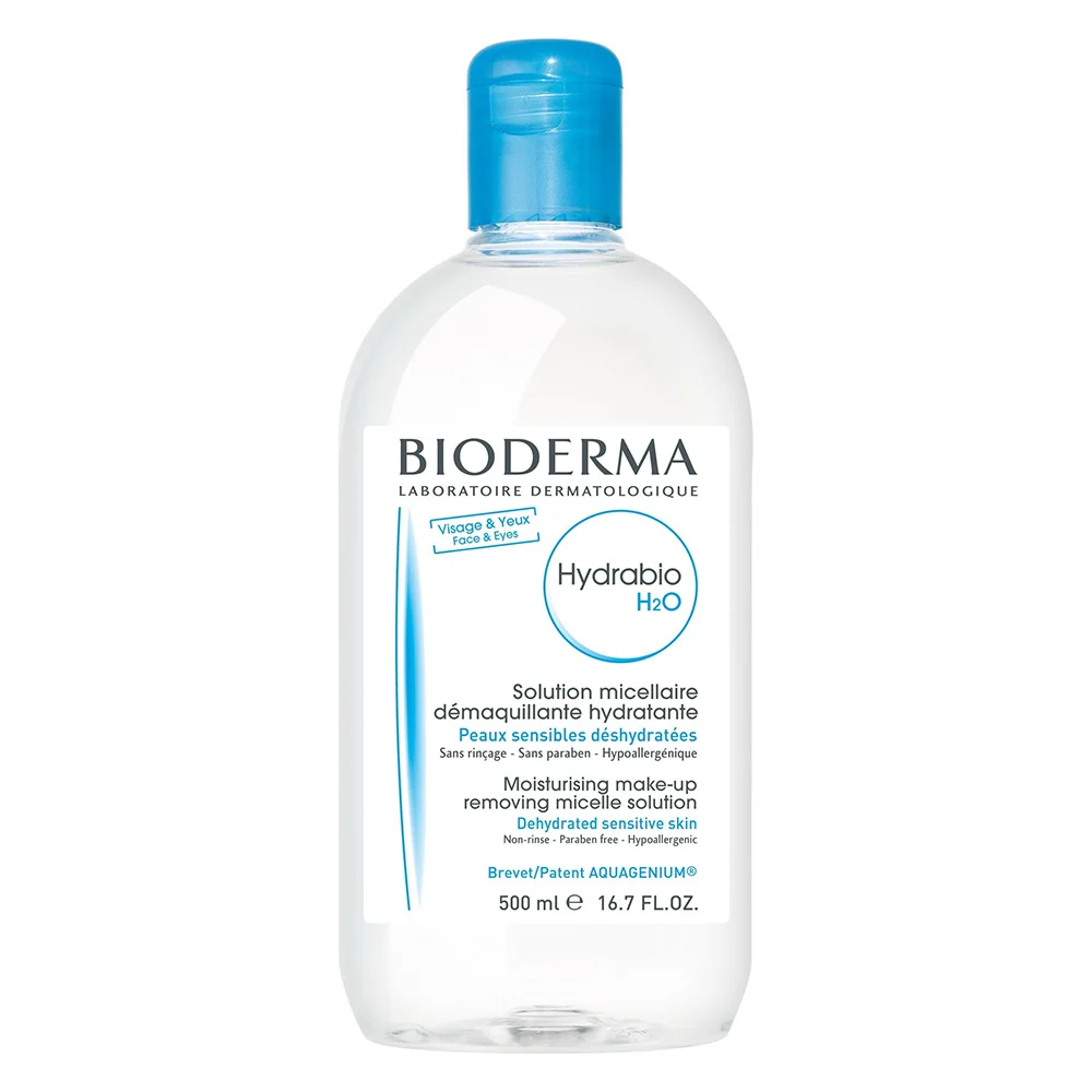 Traditional Bioderma Hydrabio H2O Micellar Cleansing Water 16.7Oz 500ml Recyclable