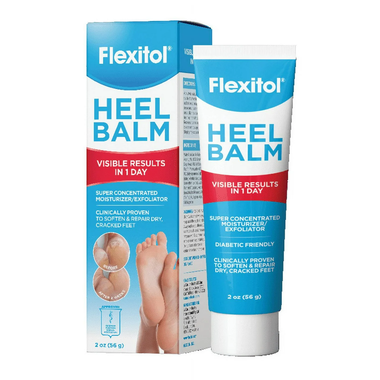 Fast Flexitol Heel Balm 2 Oz Recyclable