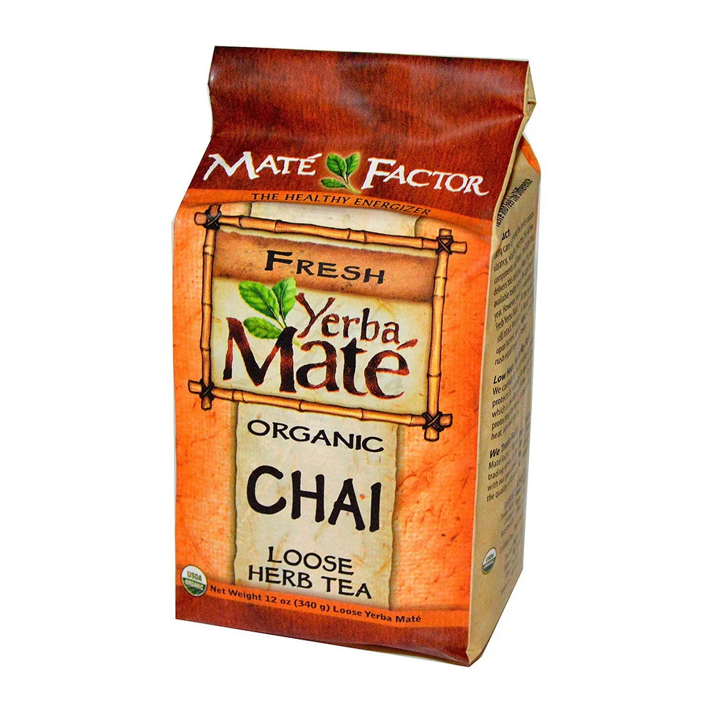 Flexible The Mate Factor Yerba Mate Organic Chai Loose Herb Tea 12 Oz Convenient