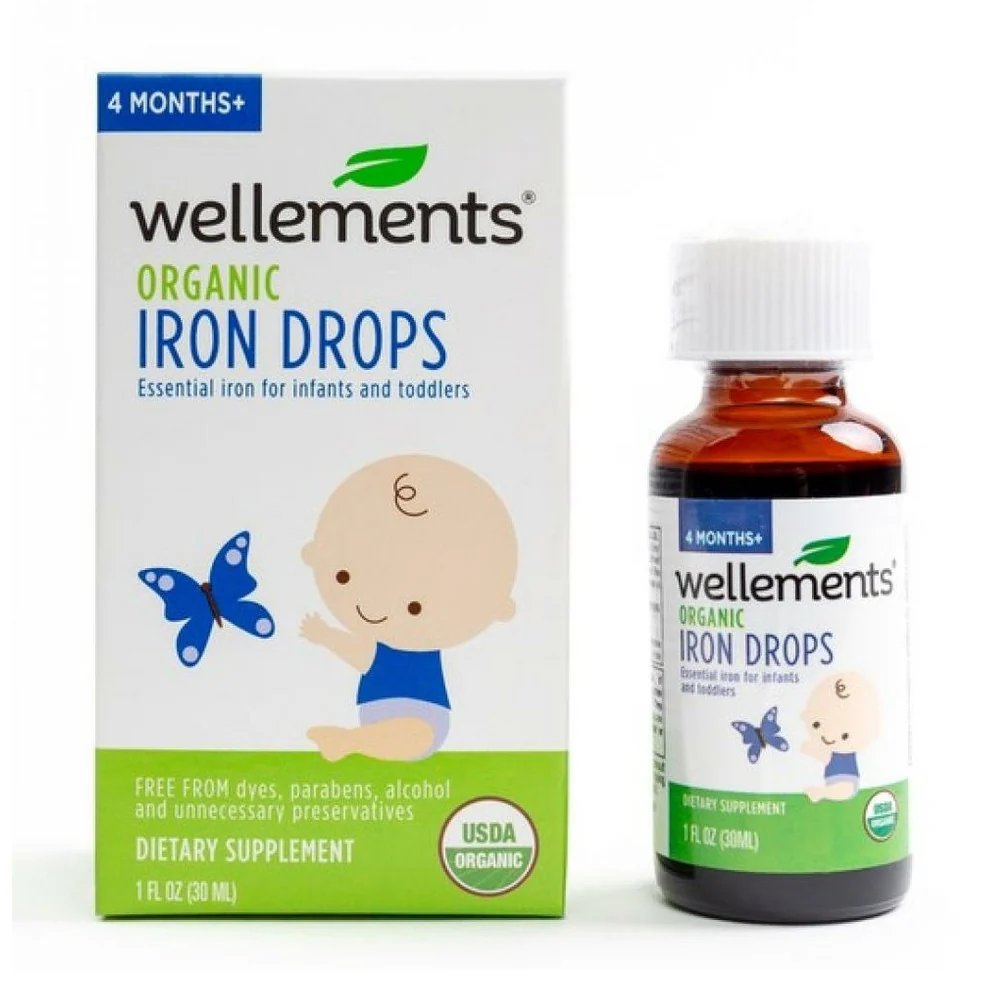 Official Wellments Oraganic Iron Drops Milk Allergy Alert 30 Ml Trusted