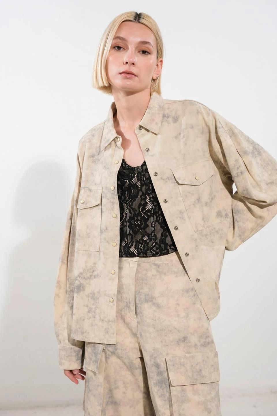 Recyclable In the Spotlight Woven Top Elegant