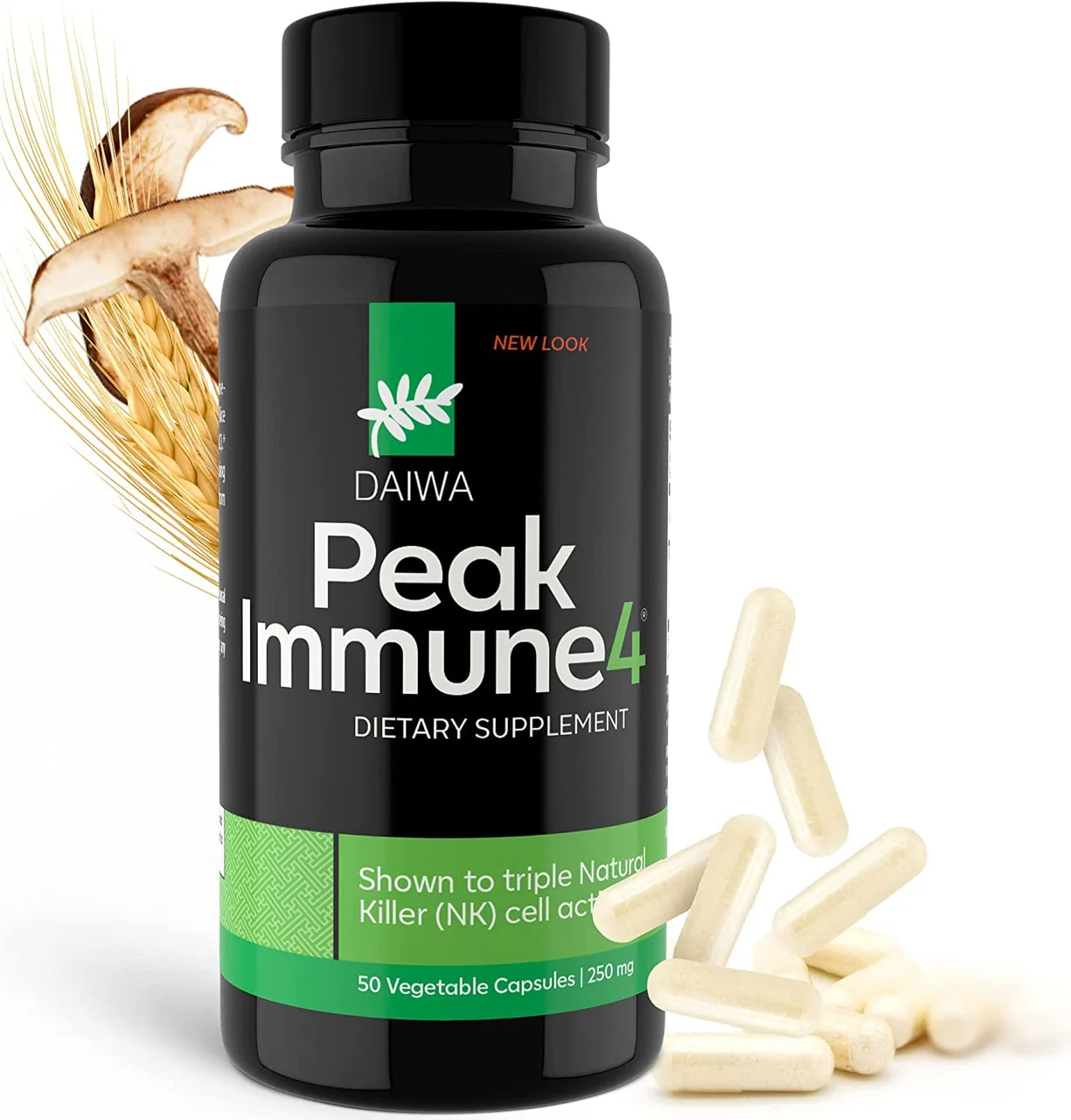 Certified Daiwa Peak Immune 4 Vegetarian Capsules 50 Ea Top-Quality