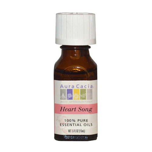 Durable Aura Cacia Aromatherapy Heartsong Pure Essential Oils 0.5 Oz Detailed