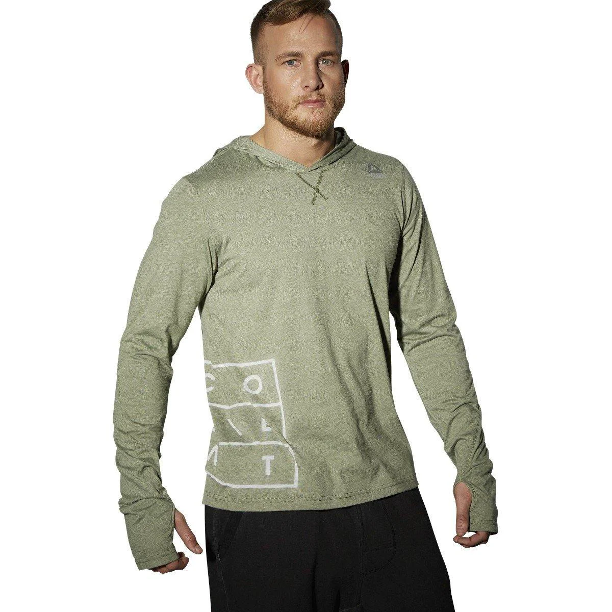 Top-Quality Reebok Men's Rnf Lightweight Hoody Sweaters Natural