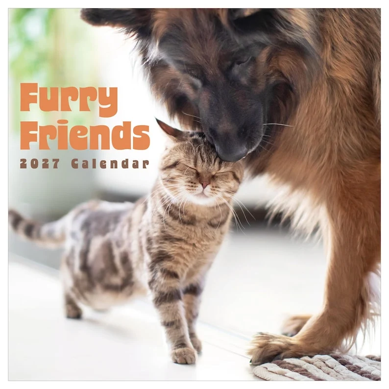 Proven 2027 Furry Friends Wall Calendar Practical