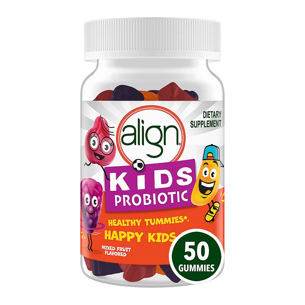 Outstanding Align Kids Probiotic Digestive Health Mixed Fruit Flavor Gummies 50 Ea Innovative