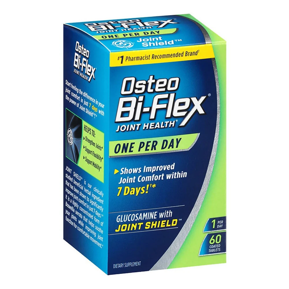 Effective Osteo Bi-Flex Glucosamine Hci And Vitamin D3 Caplets 60 Ea Superior
