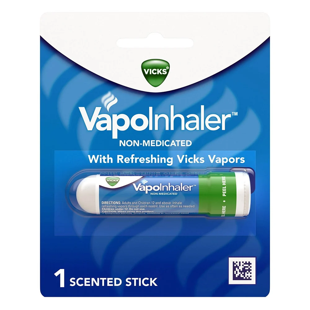 Crafted Vicks VapoInhaler Non-Medicated Menthol Vapor 0.007 oz Casual