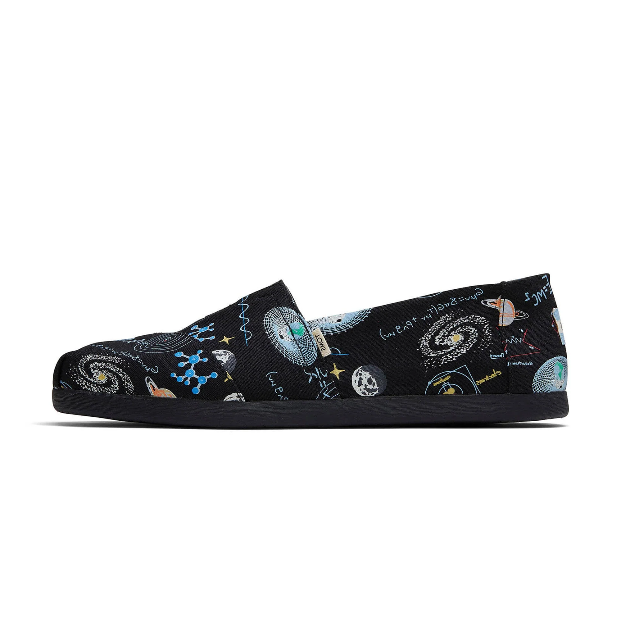 Superior Toms Men's Alpargata - Black Glow Cosmic Trendy