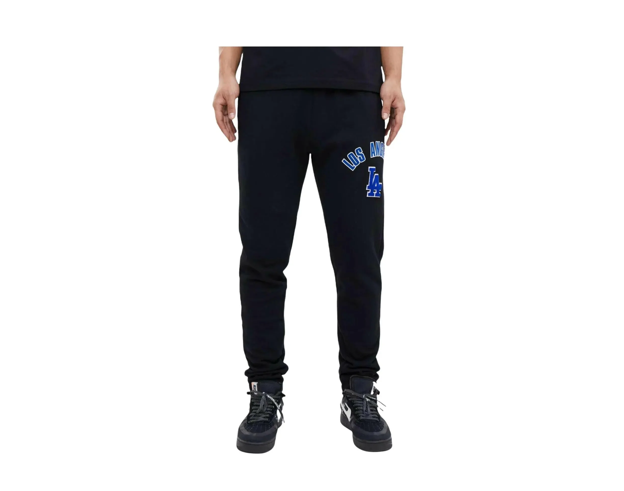 Proven Pro Standard MLB Los Angeles Dodgers Stacked Logo Men Sweatpants Black Green