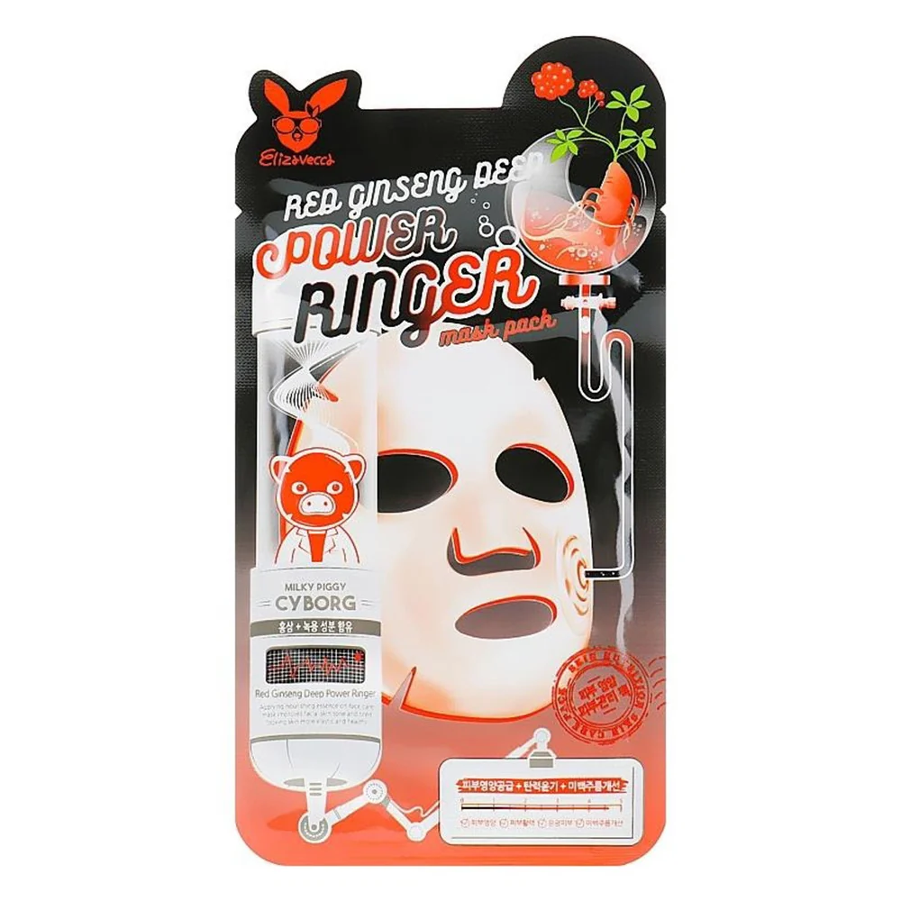 Modern Elizavecca Red Ginseng Deep Power Ringer Face Mask Pack 1Ea Specialty