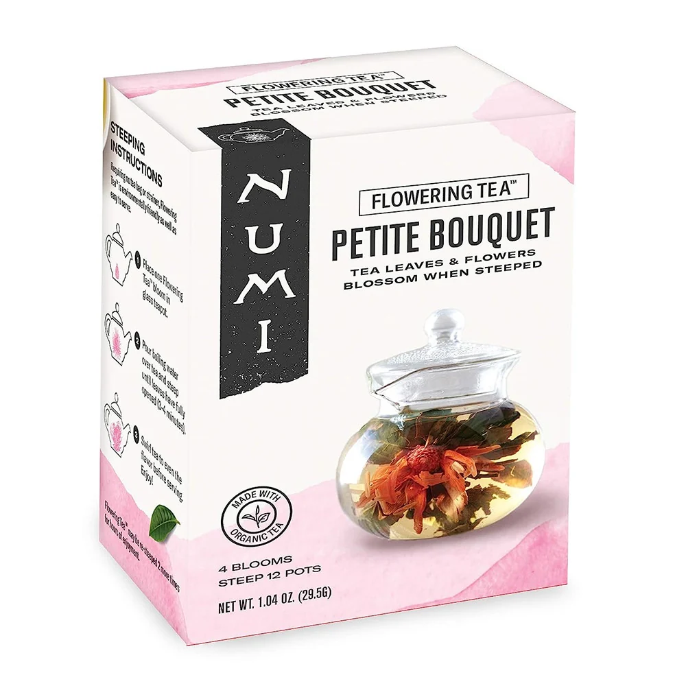 Dependable Numi Petite Bouquet Mini Flower Tea Sampler 4 Ct Trusted