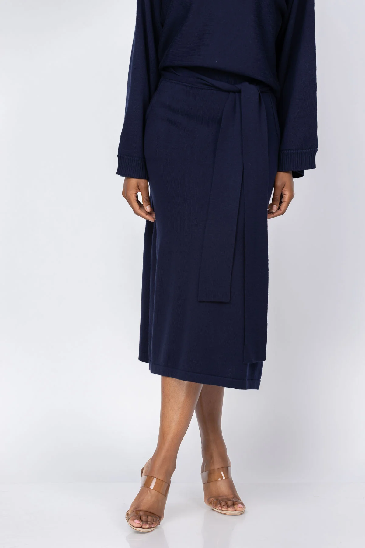 Flexible Ramy Brook Abby Skirt in Navy Selected