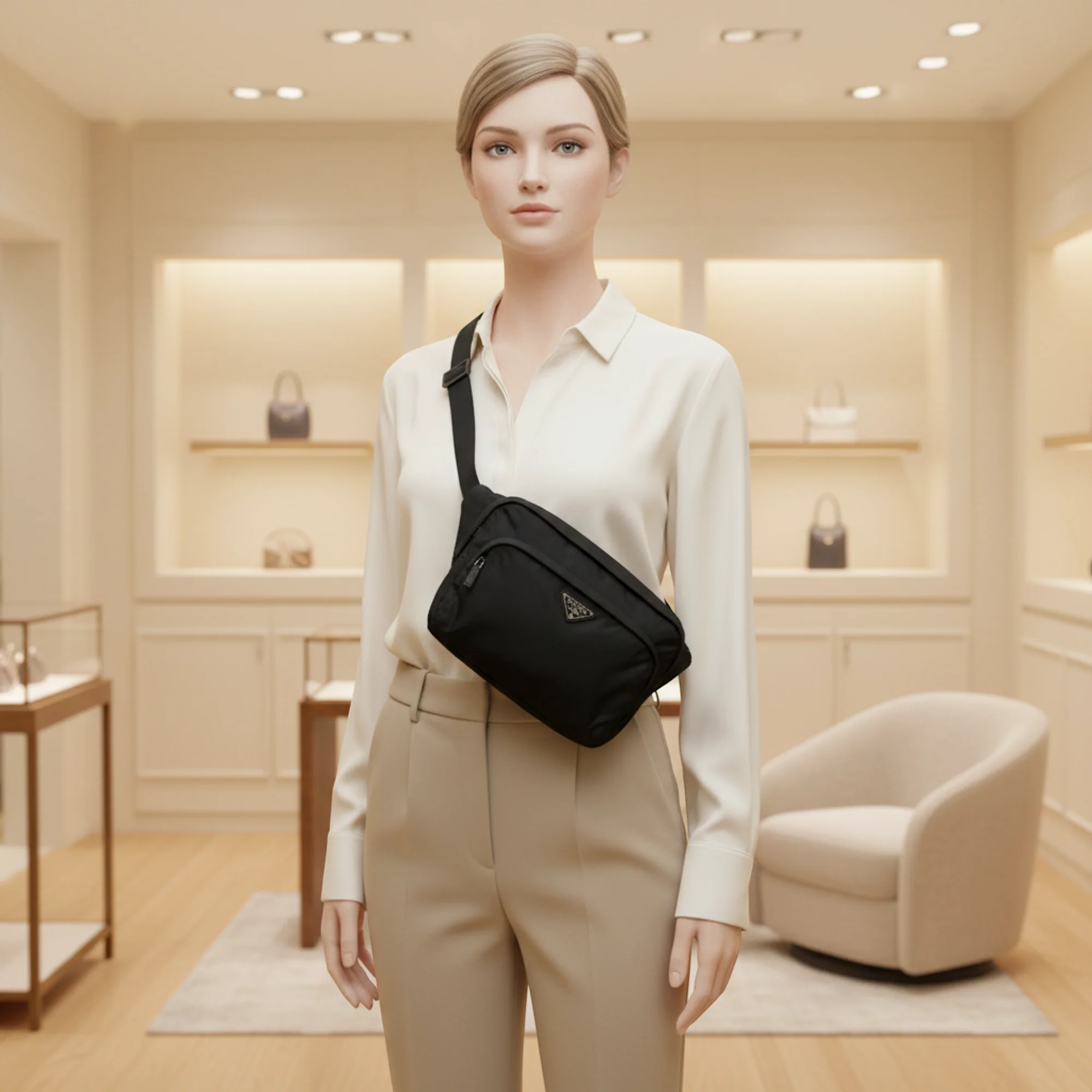 Consistent Prada Tessuto Montagn · Nylon Sling Flexible