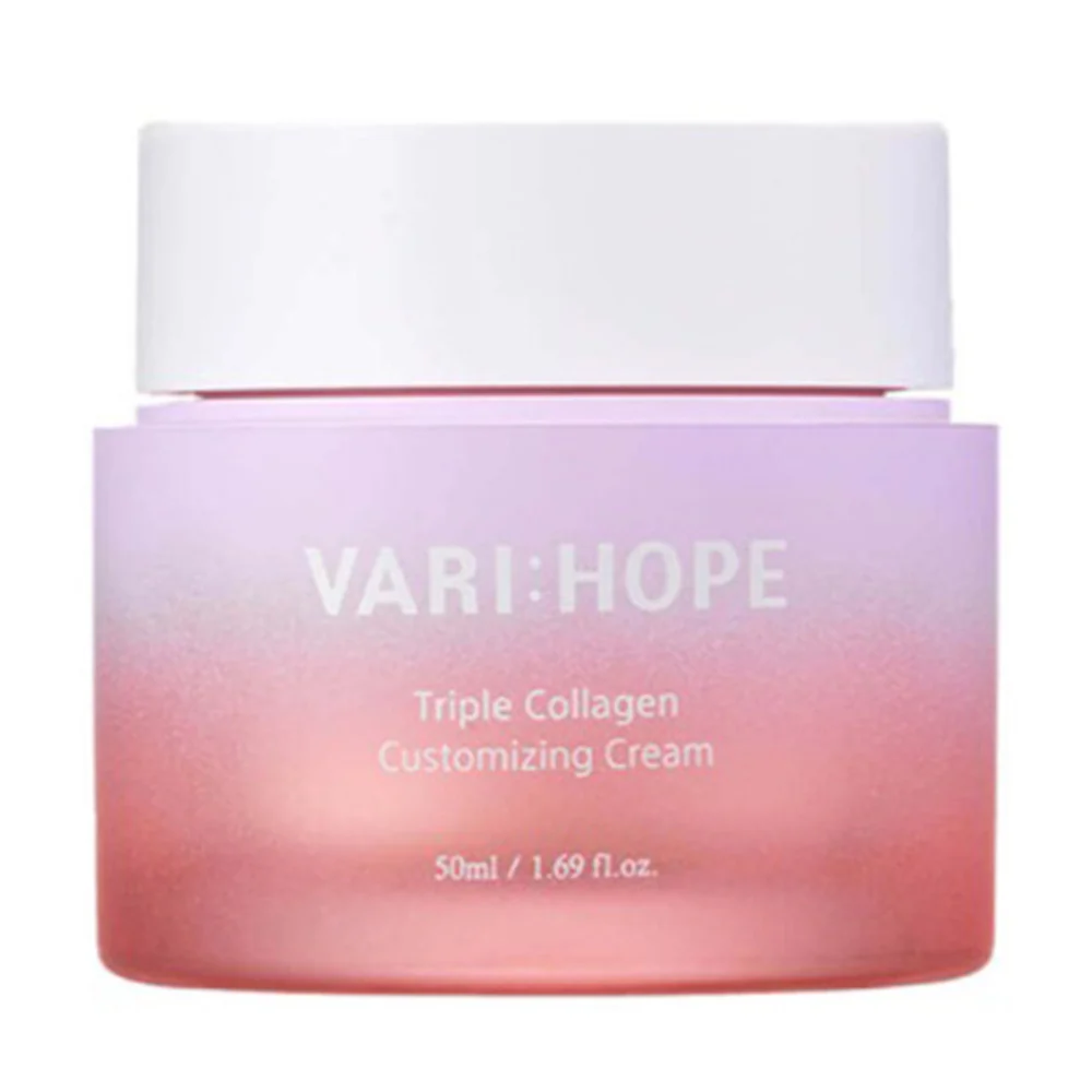 High-Grade Vari Hope Triple Collagen Customizing Face Cream 1.69Oz 50ml Classic