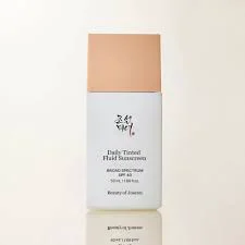 Reusable BEAUTY OF JOSEON DAILY TINTED FLUID SUNSCREEN SPF 50 Trendy