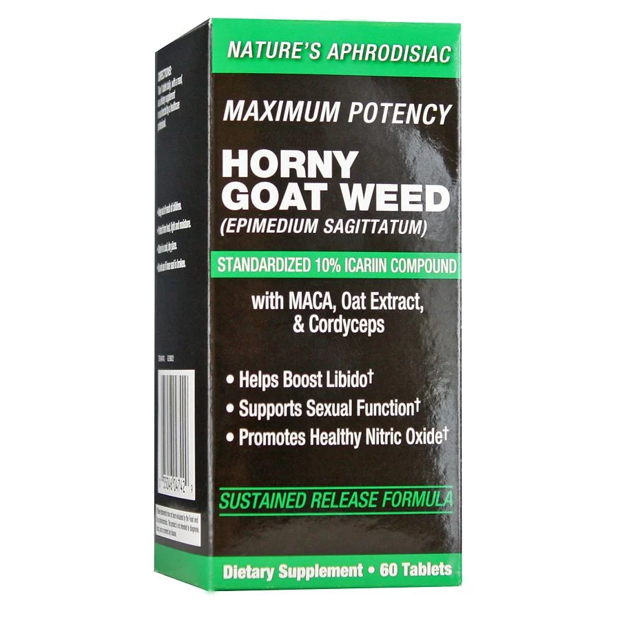 Modern Natures Aphtodisiac Windmill Horny Goat Weed with Pure MACA Caplets 60 Ea Breathable