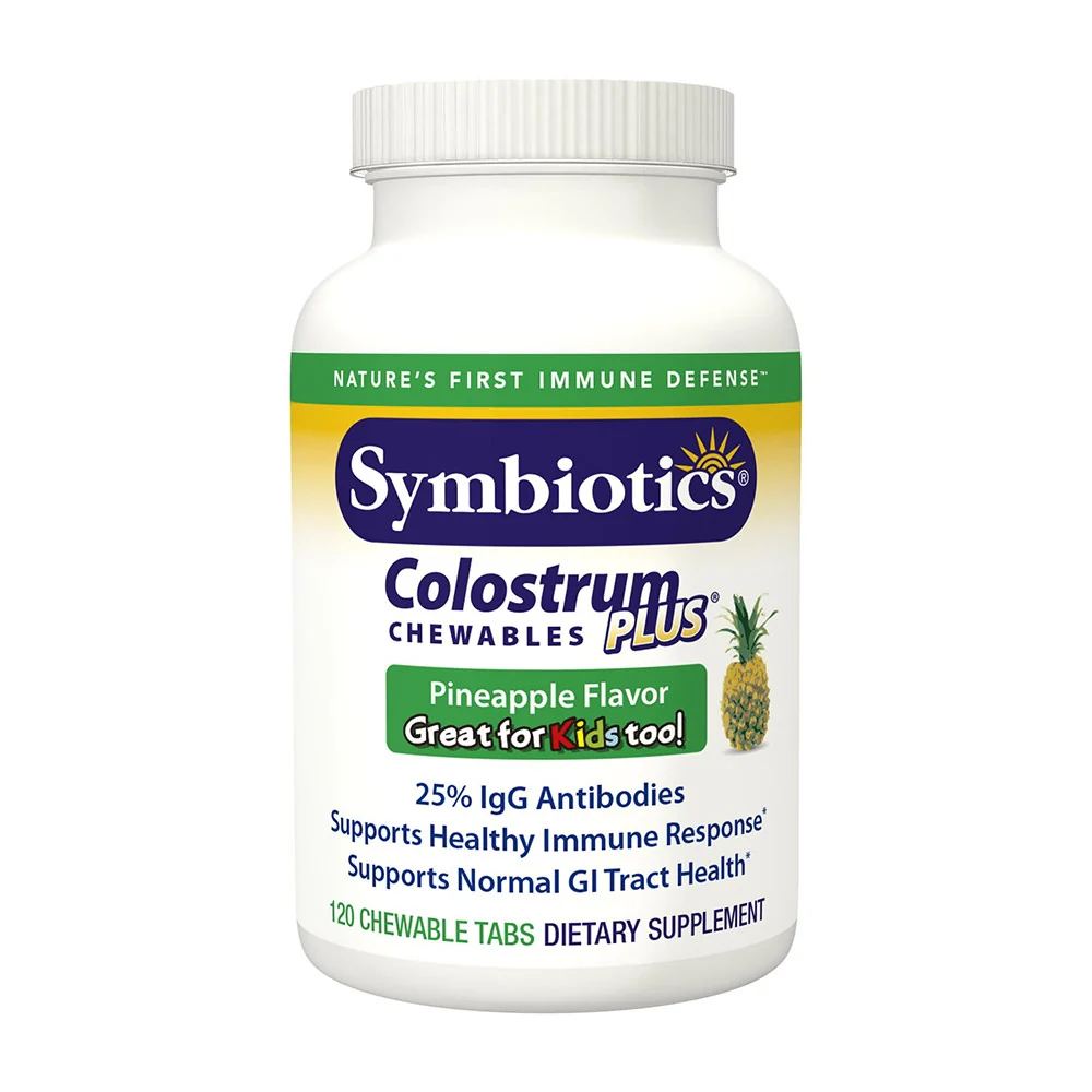 Healthy Symbiotics Colostrum Pineapple Chewable Dietary Supplements 120 Ct Quality