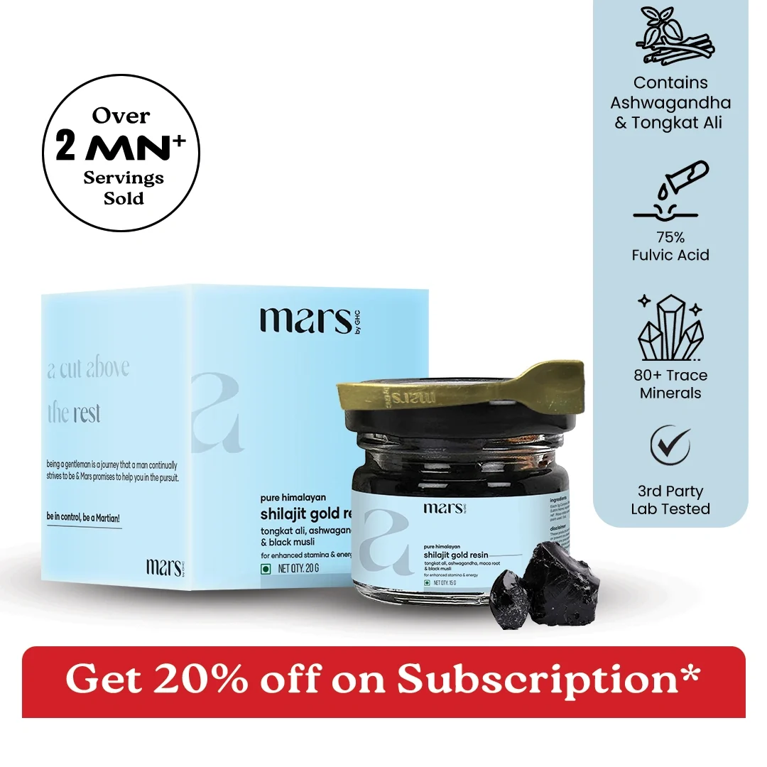 Convenient Mars Pure Himalayan Shilajit Gold Resin - A Natural Testosterone Support Reusable