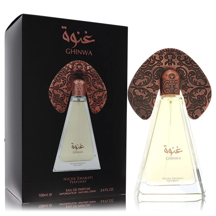 Recyclable Niche Emarati Ghinwa by Lattafa Eau De Parfum Spray Unisex 3.4 oz for Women Verified