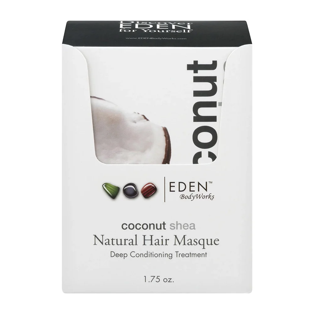Refined Eden BodyWorks Coconut Shea Natural Hair Masque 1.75 Oz Enhanced