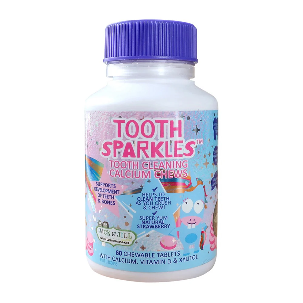 Outstanding Jack N Jill Tooth Sparkles Teeth Cleaning Tablets 60 Ea Top-Quality