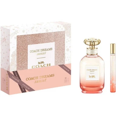 Healthy Coach Dreams Sunset 2 Pcs Set for Women 2 Oz Eau De Parfum Spray 0.25 Eau De Parfum Spray Soft