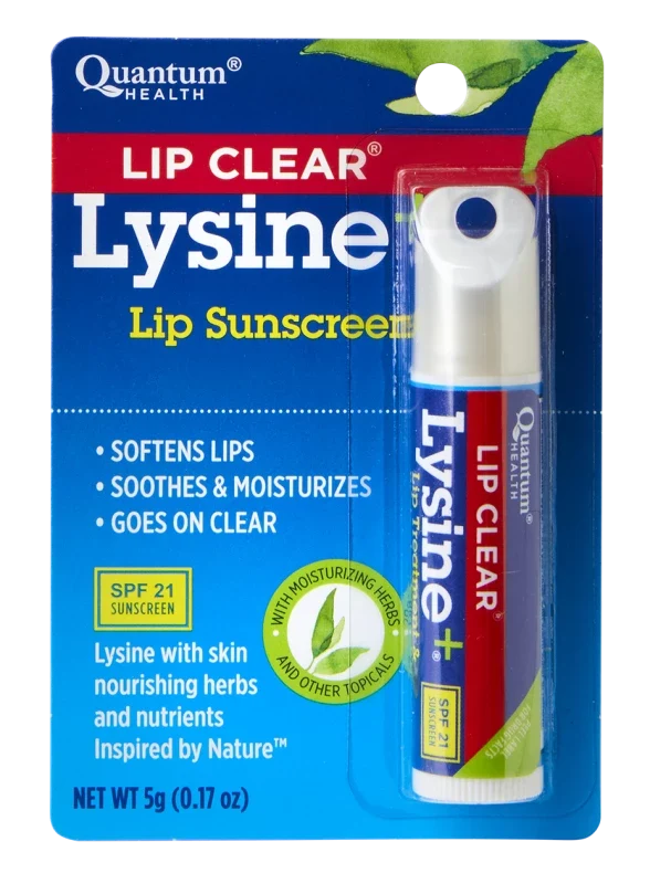 Premium Lysine Plus Lip Clear Coldstick For Cold Sore Treatment 0.5 Oz Environmentally Friendly