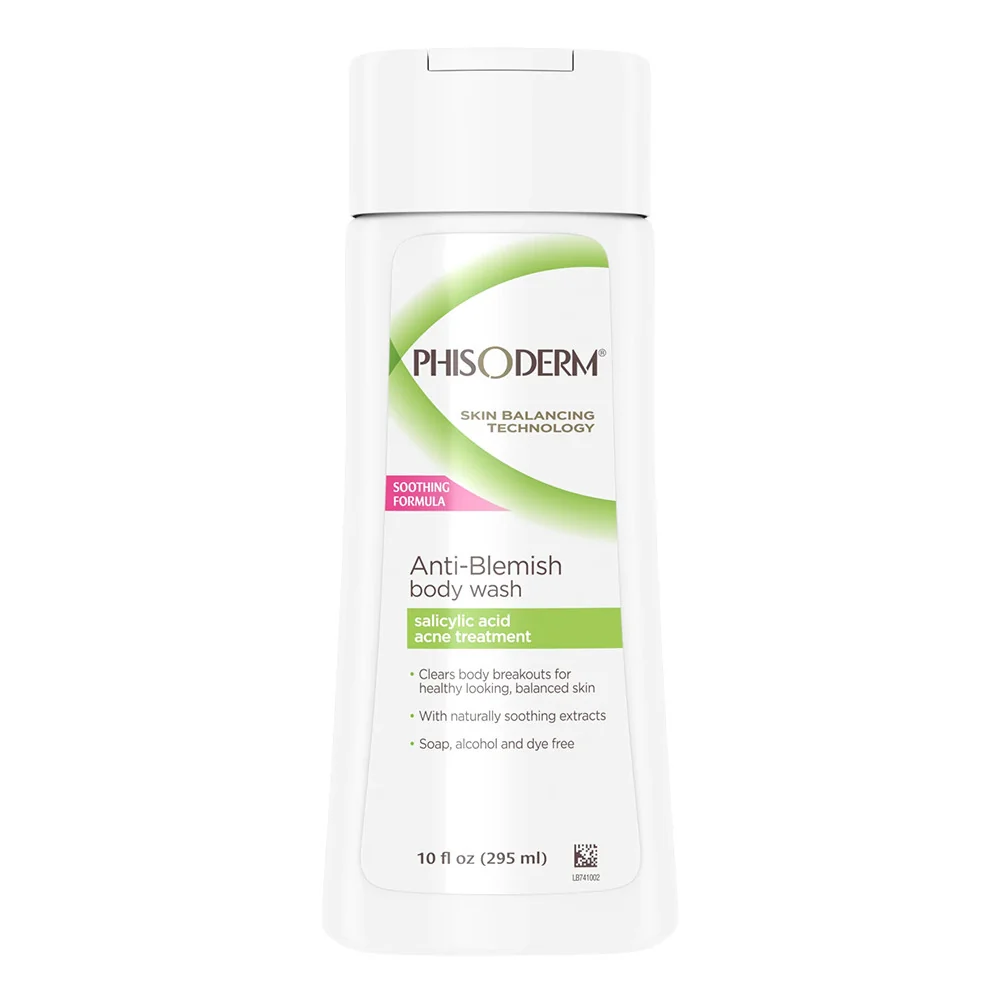 Green Phisoderm Anti-Blemish Body Wash 10 Oz Casual