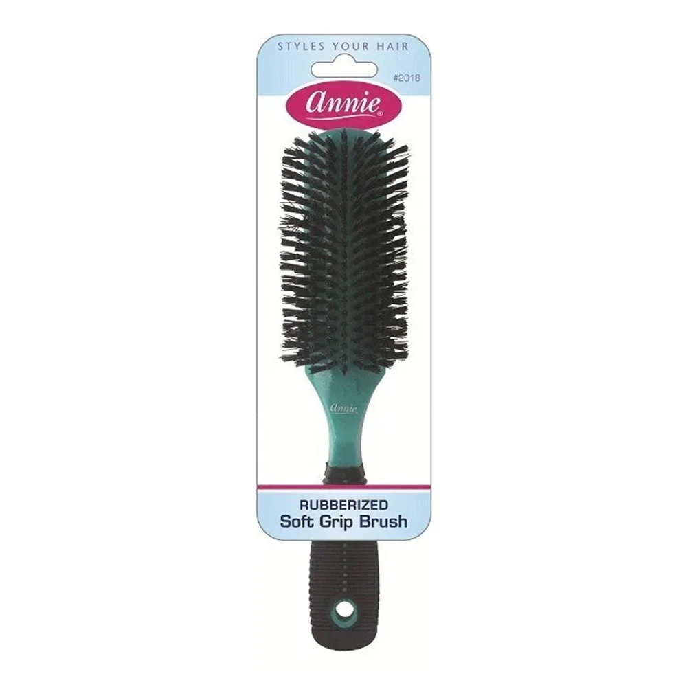 Easy-to-Use Annie Rubberized Soft Grip Brush 1 Ea Safe