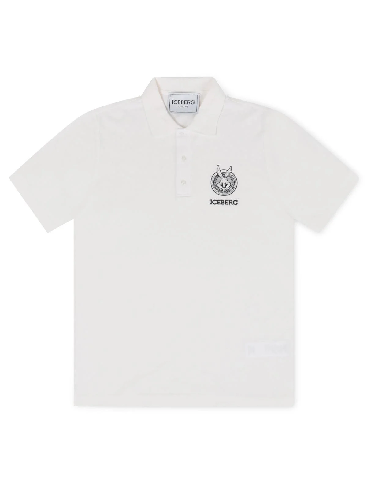 Classic Iceberg Bugs Bunny Logo Polo - White High-End