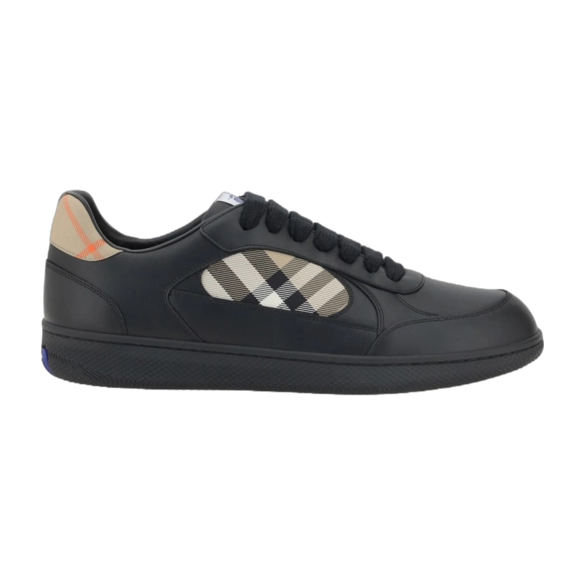 Efficient Leather Sneakers Black Sand Official
