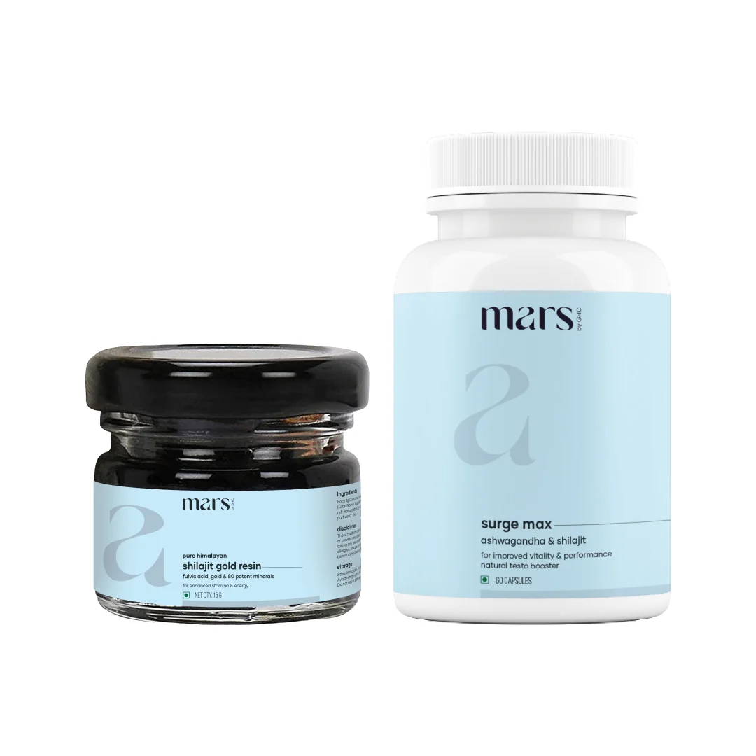 Powerful Mars Power Pack Pure Himalayan Shilajit Gold Resin Natural Ashwagandha Caps Outstanding